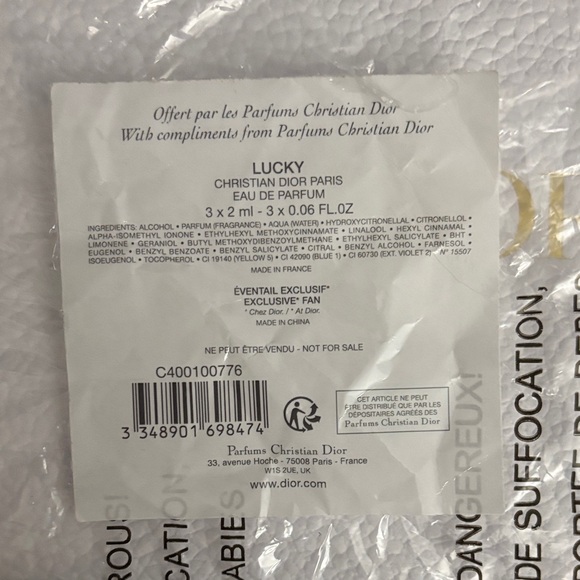 Dior Exclusive Fan Gift Set - NEW - Picture 11 of 13